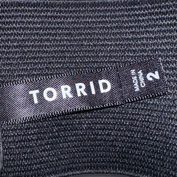 Torrid Black Gold Double O Stretch Waist Belt Size 2X - Picture 3 of 7